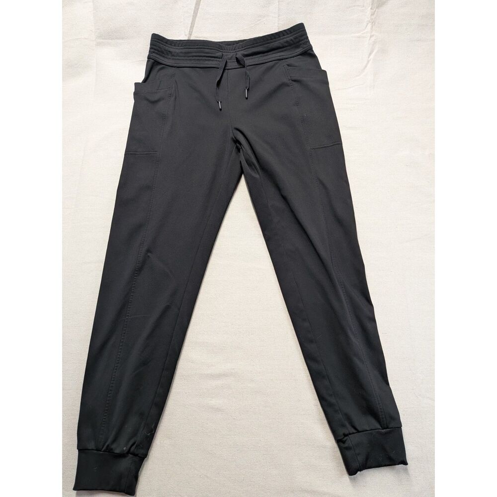 Athleisure Lounge Sporty Small 32 Degrees Heat Black Jogger Pants Drawstring